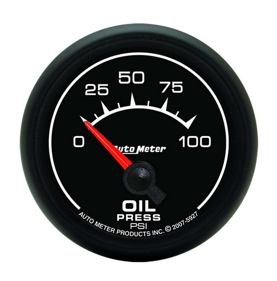 AUTOMETER 5927 - 2-1/16 ES Oil Pressure Gauge - 0-100psi image