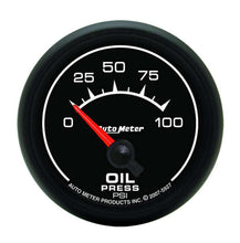 Load image into Gallery viewer, AUTOMETER 5927 - 2-1/16 ES Oil Pressure Gauge - 0-100psi image