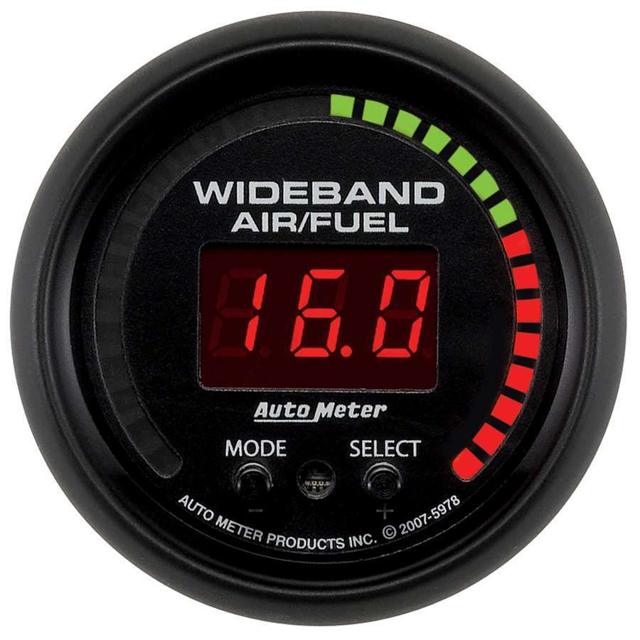 AUTOMETER 5978 - 2-1/16 ES Wideband Air/ Fuel Gauge w/Sensor image
