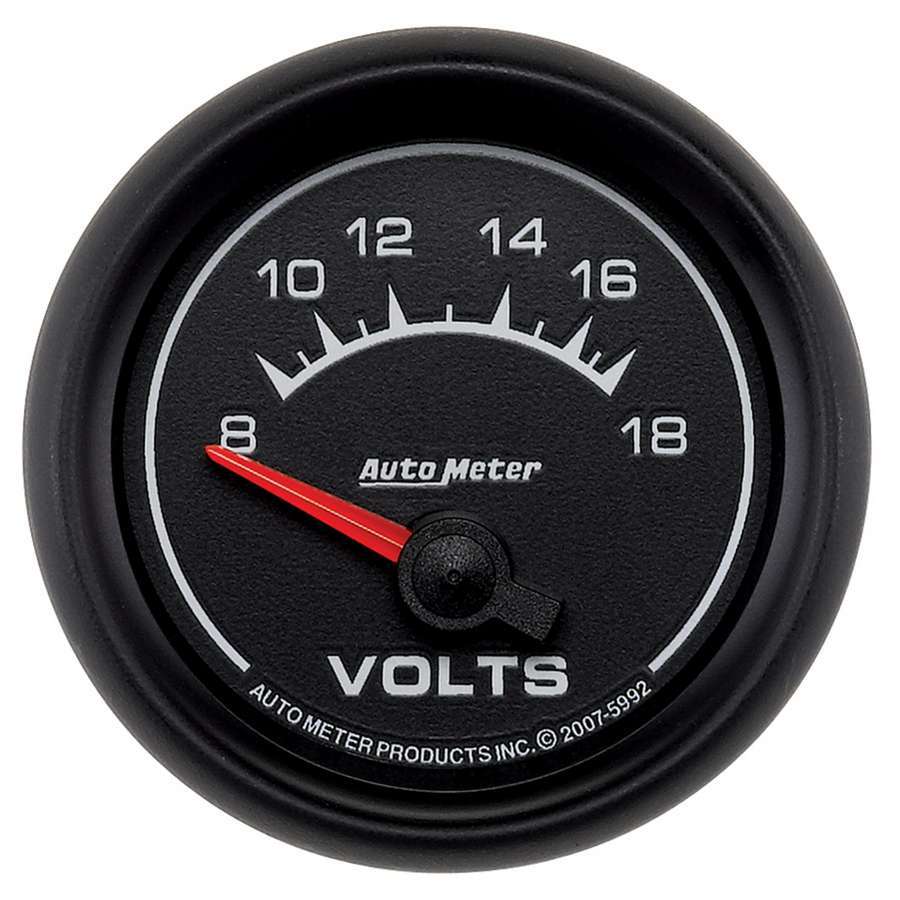 AUTOMETER 5992 - 2-1/16 ES Voltmeter Gauge - 8-18 image