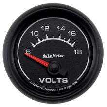 Load image into Gallery viewer, AUTOMETER 5992 - 2-1/16 ES Voltmeter Gauge - 8-18 image