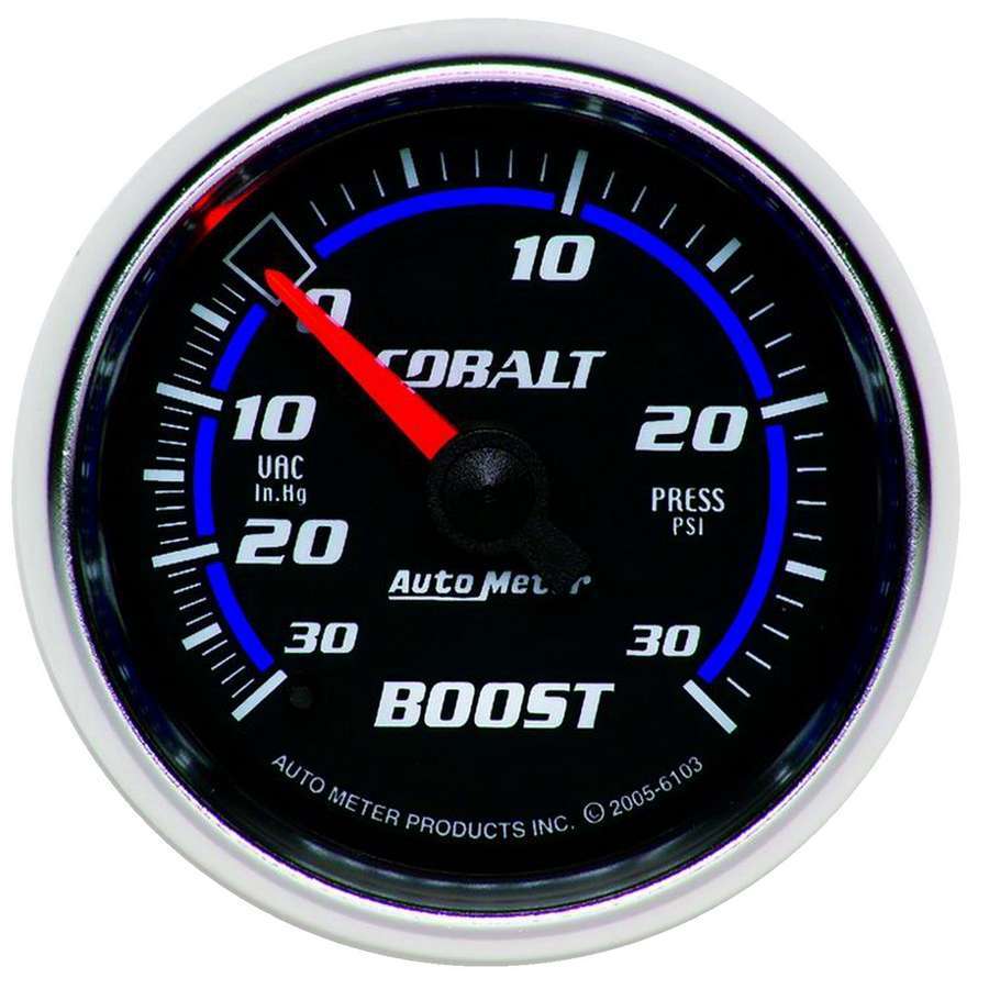 AUTOMETER 6103 - 2-1/16in C/S Boost/Vac Gauge 30in Hg/30psi image