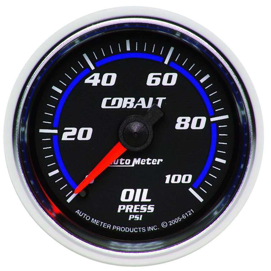 AUTOMETER 6121 - 2-1/16in C/S Oil Pressure Gauge 0-100psi image