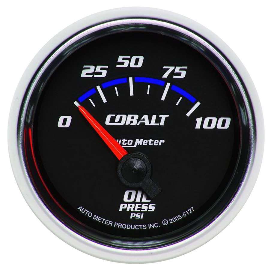 AUTOMETER 6127 - 2-1/16in C/S Oil Pressure Gauge 0-100psi image
