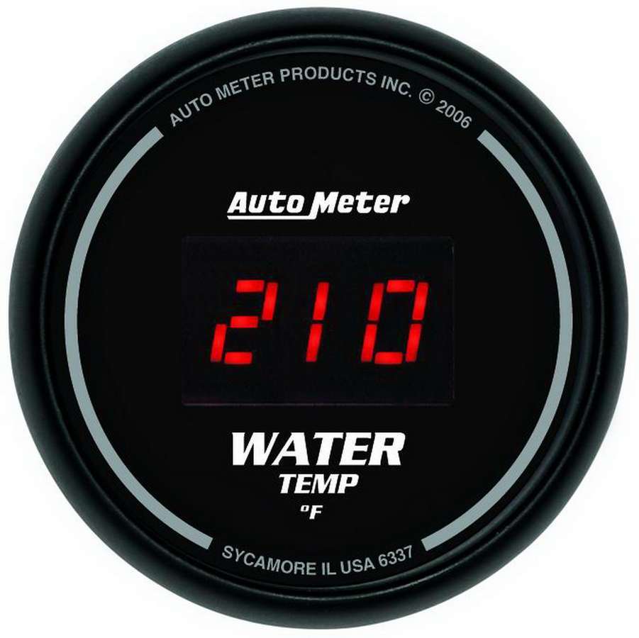 AUTOMETER 6337 - 2-1/16 DG/B Water Temp Gauge image