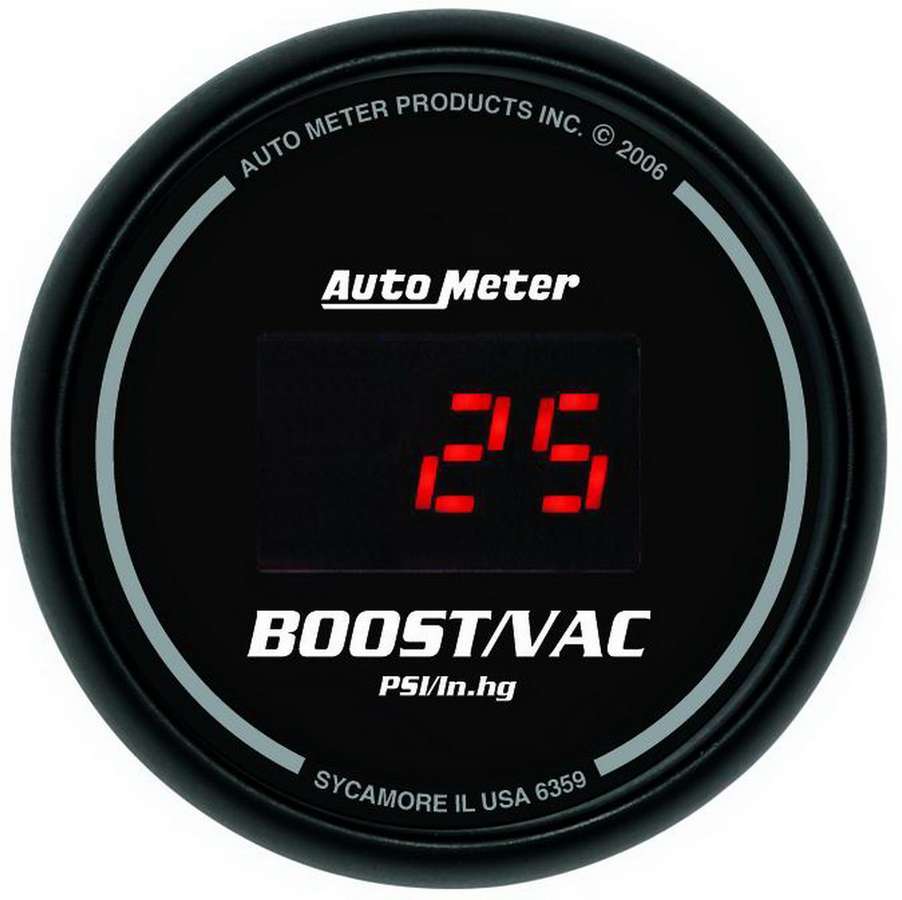 AUTOMETER 6359 - 2-1/16in DG/B Vacuum/ Boost Gauge image