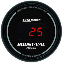 Load image into Gallery viewer, AUTOMETER 6359 - 2-1/16in DG/B Vacuum/ Boost Gauge image