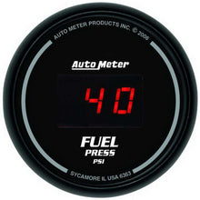 Load image into Gallery viewer, AUTOMETER 6363 - 2-1/16in DG/B Fuel Pressure Gauge image