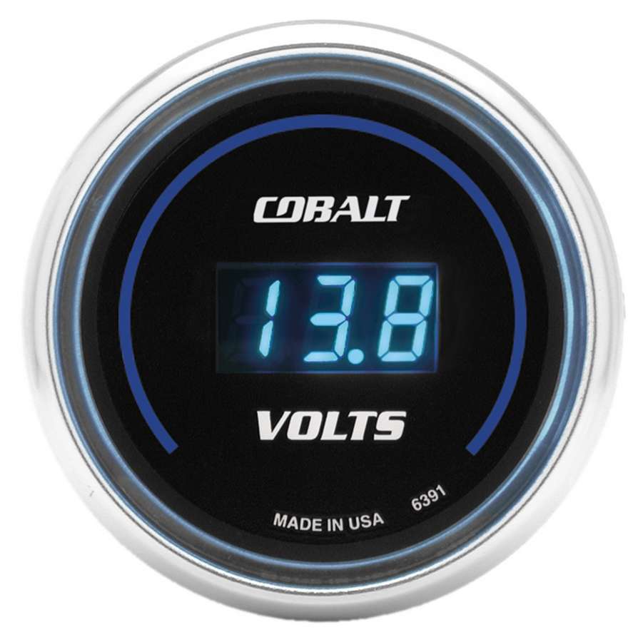 AUTOMETER 6391 - 2-1/16in C/S Digital Voltmeter Gauge 8-18 Vol image