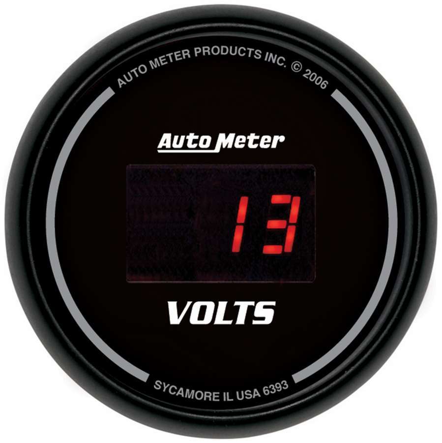 AUTOMETER 6393 - 2-1/16in DG/B Voltmeter Gauge image