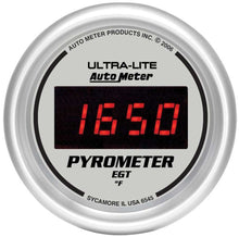 Load image into Gallery viewer, AUTOMETER 6545 - 2-1/16in DG/S Pyrometer/ EGT Gauge image