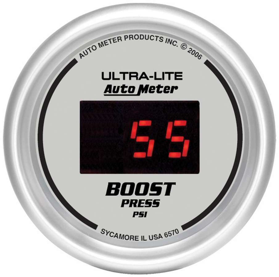 AUTOMETER 6570 - 2-1/16in DG/S Boost Pressure Gauge image