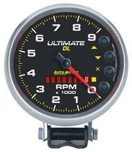 Load image into Gallery viewer, AUTOMETER 6896 - 5in Ultimate DL Tach 9000 RPM Black image
