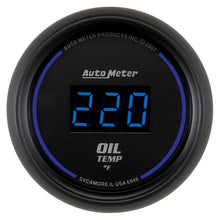 Load image into Gallery viewer, AUTOMETER 6948 - 2-1/16in Cobalt Oil Temp Gauge  Digital 340F image