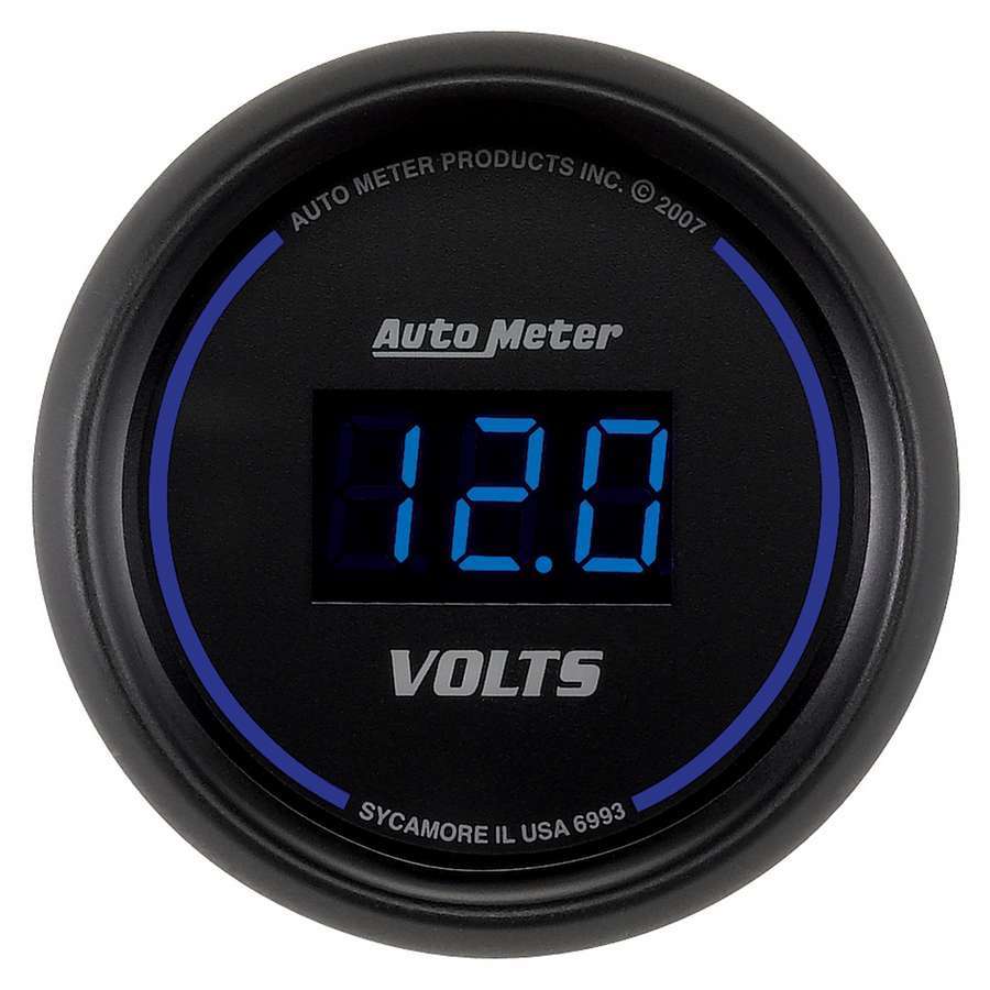 AUTOMETER 6993 - 2-1/16 Cobalt Voltmeter Gauge image