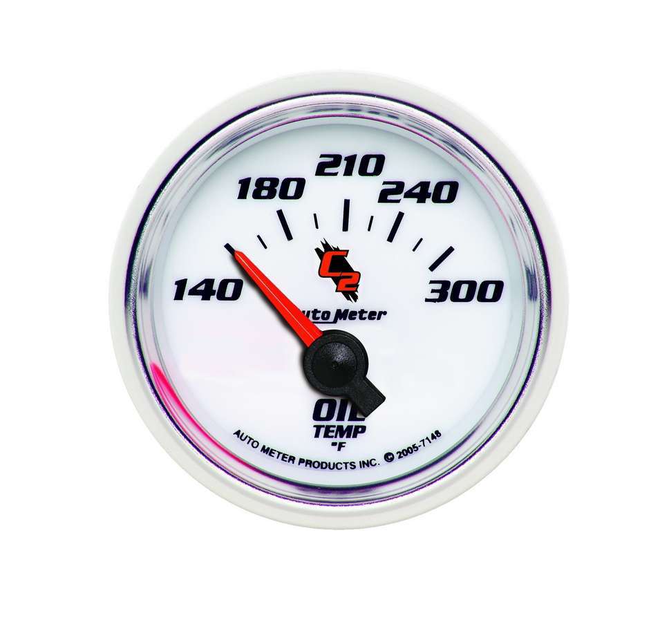 AUTOMETER 7148 - 2-1/16in C2/S Oil Temp Gauge 140-300 image