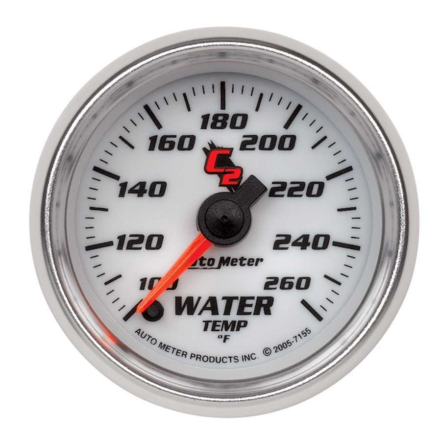 AUTOMETER 7155 - 2-1/16in C2/S Water Temp. Gauge 100-260 image