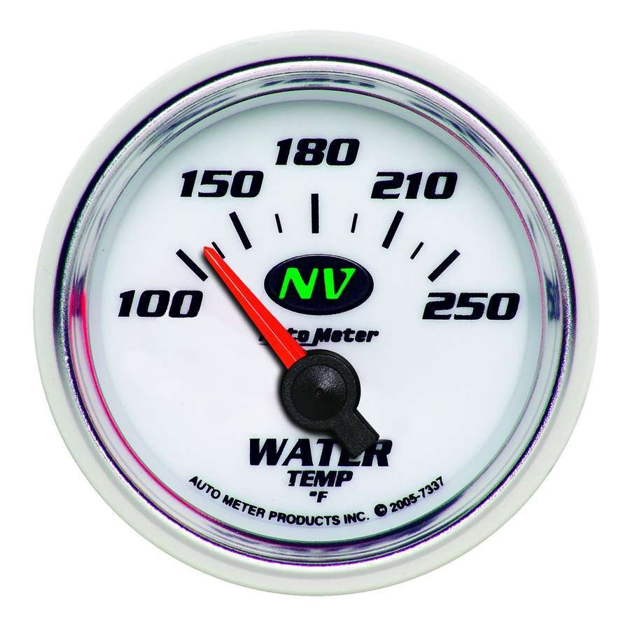 AUTOMETER 7337 - 2-1/16in NV/S Water Temp Gauge 100-250 image