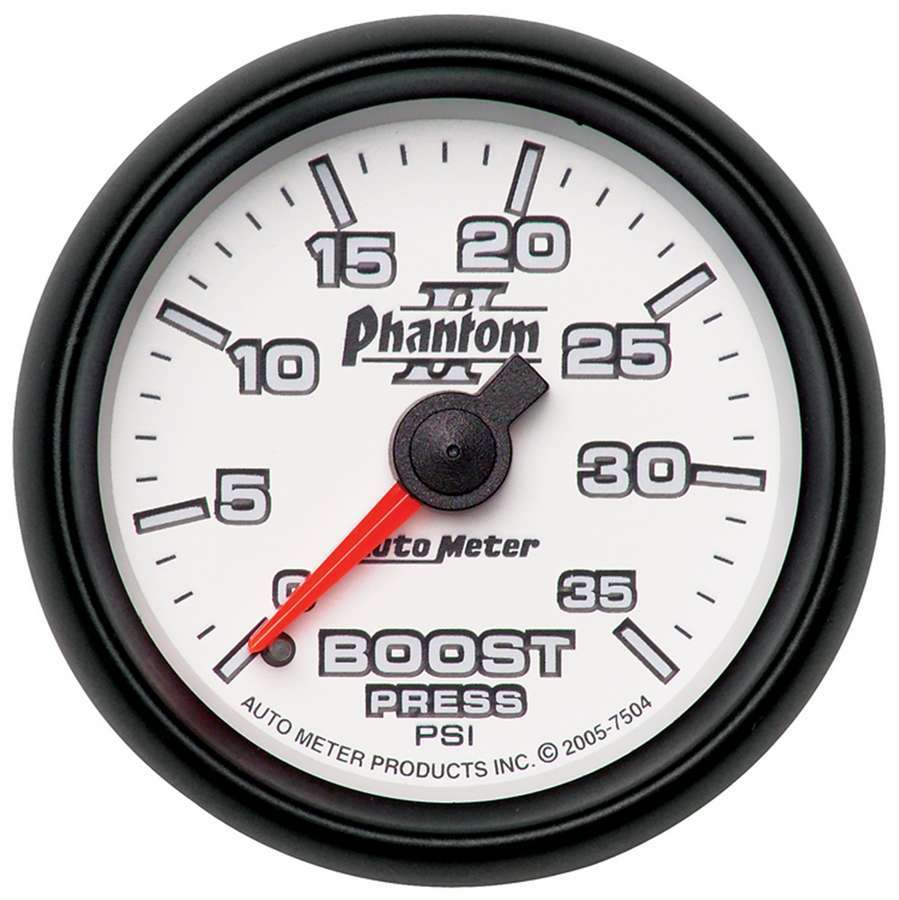 AUTOMETER 7504 - 2-1/16in P/S II Boost Gauge 0-35psi image