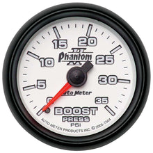 Load image into Gallery viewer, AUTOMETER 7504 - 2-1/16in P/S II Boost Gauge 0-35psi image