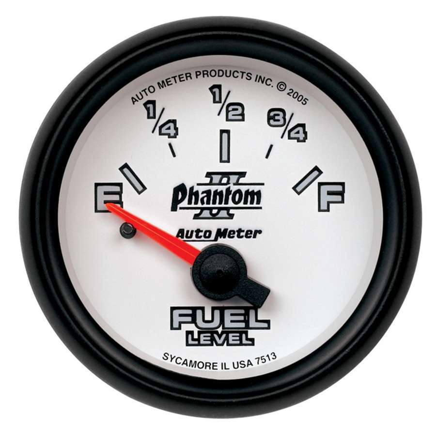 AUTOMETER 7513 - 2-1/16in P/S II Fuel Level Gauge 0-90ohms image