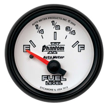 Load image into Gallery viewer, AUTOMETER 7513 - 2-1/16in P/S II Fuel Level Gauge 0-90ohms image