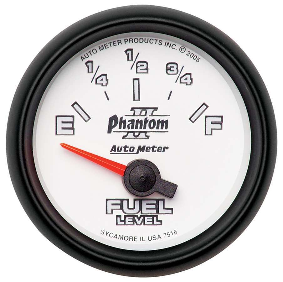 AUTOMETER 7516 - 2-1/16in P/S II Fuel Level Gauge 240-33ohms image