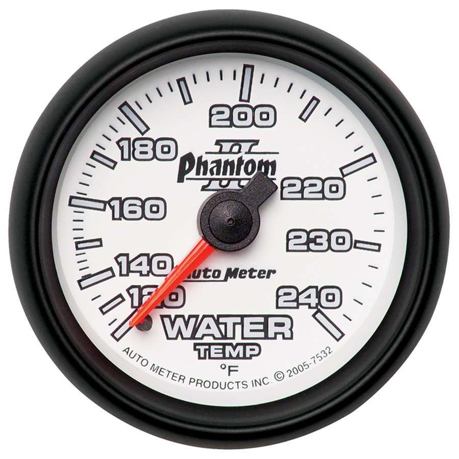 AUTOMETER 7532 - 2-1/16in P/S II Water Temp. Gauge 120-240 image