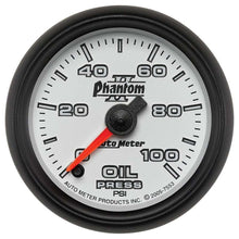 Load image into Gallery viewer, AUTOMETER 7553 - 2-1/16in P/S II Oil Pressure Gauge 0-100psi image
