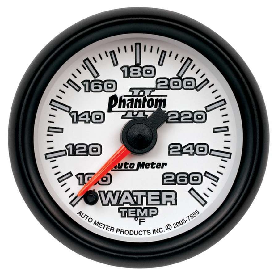 AUTOMETER 7555 - 2-1/16in P/S II Water Temp. Gauge 100-260 image