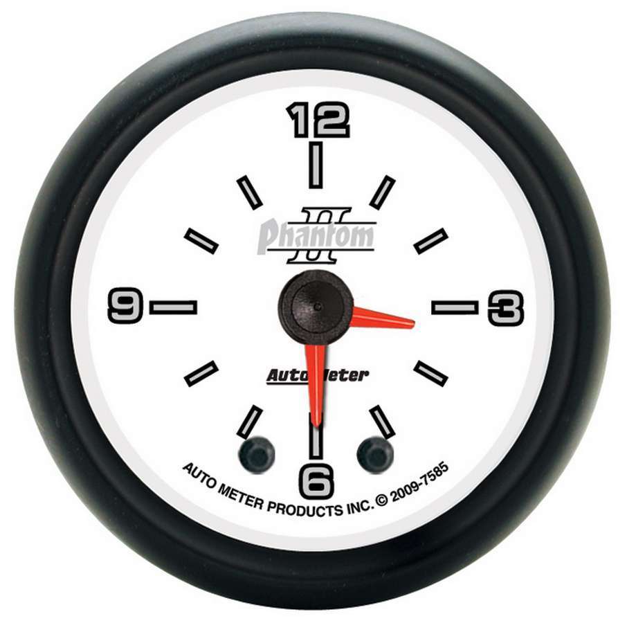 AUTOMETER 7585 - 2-1/16 Phantom II Hi-Def Clock image