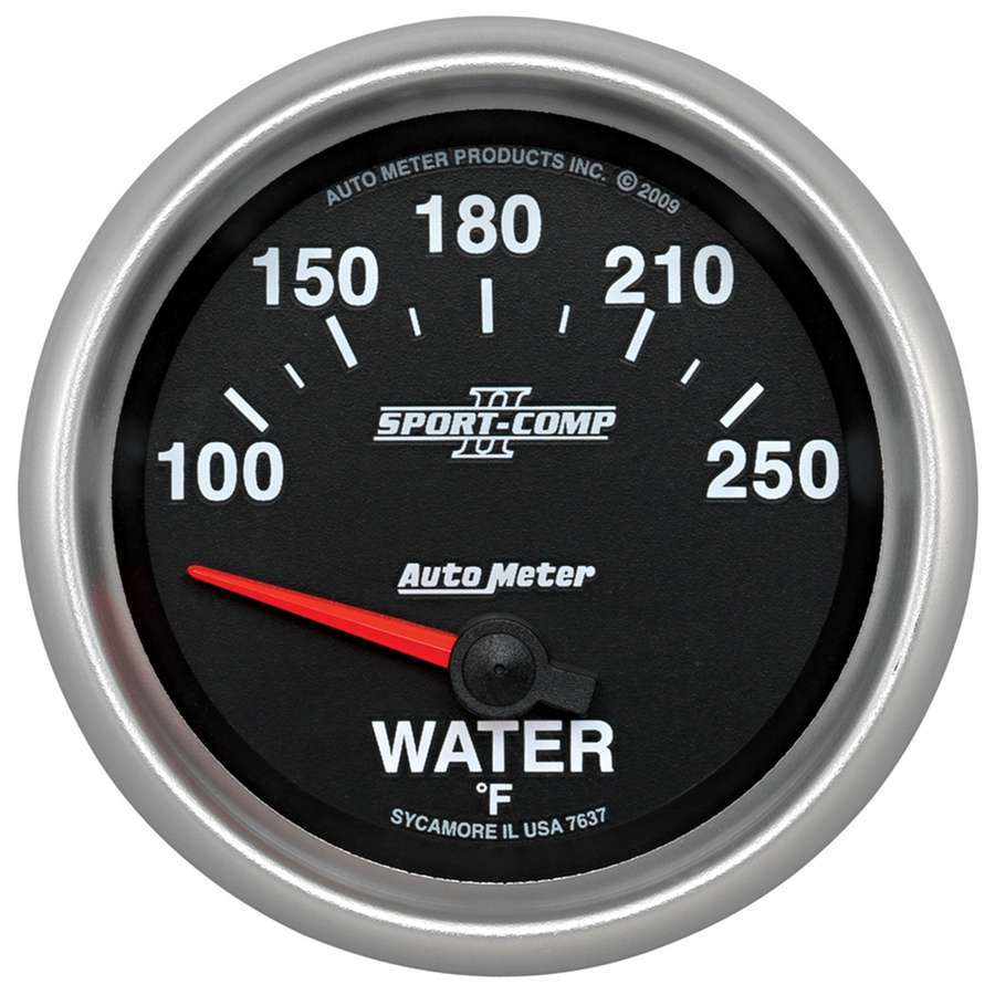 AUTOMETER 7637 - S/C II Water Temp Gauge 2-5/8 100-250F Electric image