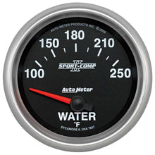 Load image into Gallery viewer, AUTOMETER 7637 - S/C II Water Temp Gauge 2-5/8 100-250F Electric image
