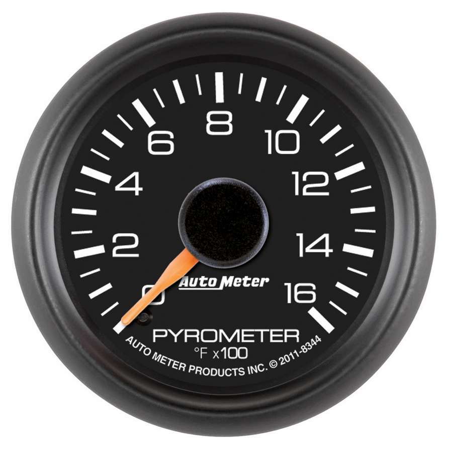 AUTOMETER 8344 - 2-1/16 Pyrometer Gauge - GM Diesel Truck image