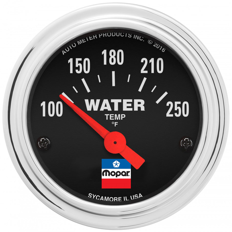 AUTOMETER 880787 - 2-1/16 Water Temp Gauge Mopar Logo Series image