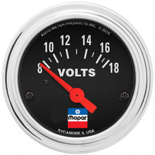 Load image into Gallery viewer, AUTOMETER 880788 - 2-1/16 Voltmeter Gauge Mopar Logo Series image