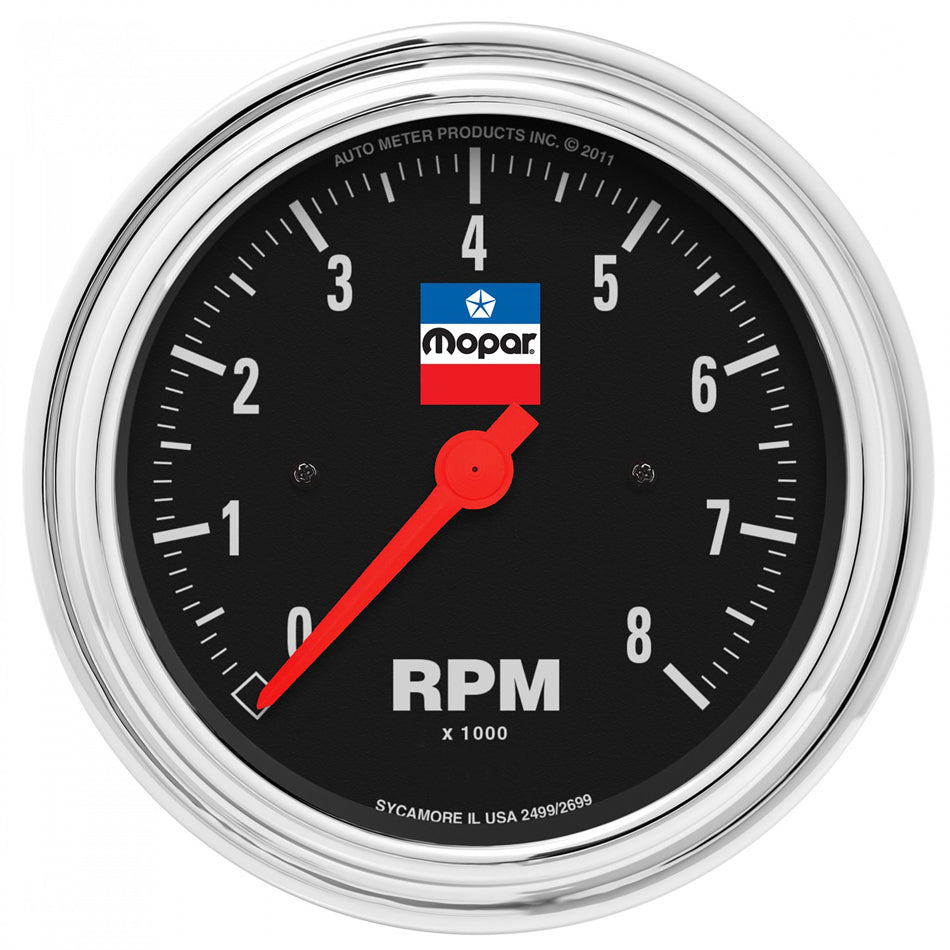 AUTOMETER 880791 - 3-3/8 Tachometer Gauge Mopar Logo Series image