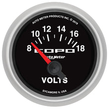 Load image into Gallery viewer, AUTOMETER 880874 - 2-1/16 COPO Voltmeter Gauge 8-18 Volts image