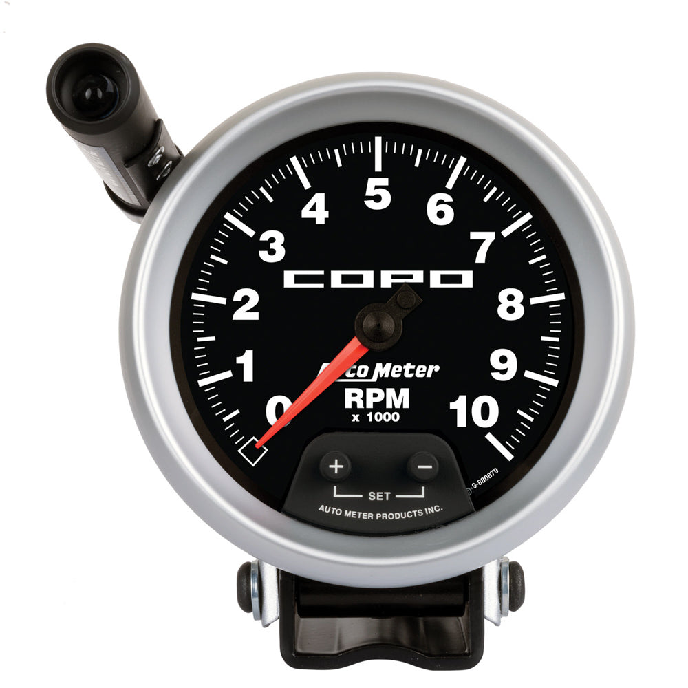 AUTOMETER 880879 - 3-3/4 COPO Tachometer 0-10K RPM Pedstal Mount image