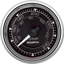 Load image into Gallery viewer, AUTOMETER 9732 - 2/16 Chrono Chrome Gauge Temp  120-240 Degree image