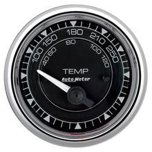 Load image into Gallery viewer, AUTOMETER 9737 - 2/16 Chrono Chrome Gauge Temp  100-250 Degree image