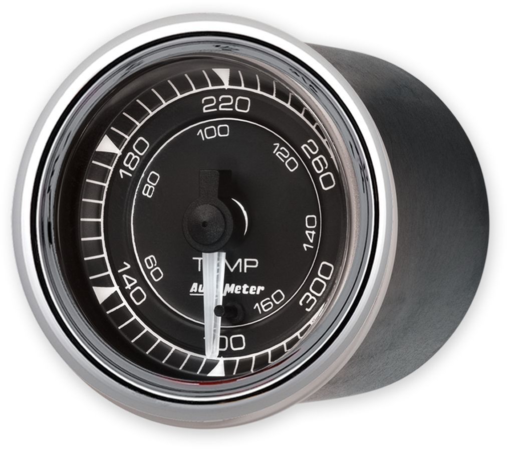 AUTOMETER 9748 - 2/16 Chrono Chrome Gauge Temp 300 Degree image