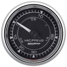 Load image into Gallery viewer, AUTOMETER 9759 - 2/16 Chrono Chrome Gauge Vac/Boost  30HG/30PSI image