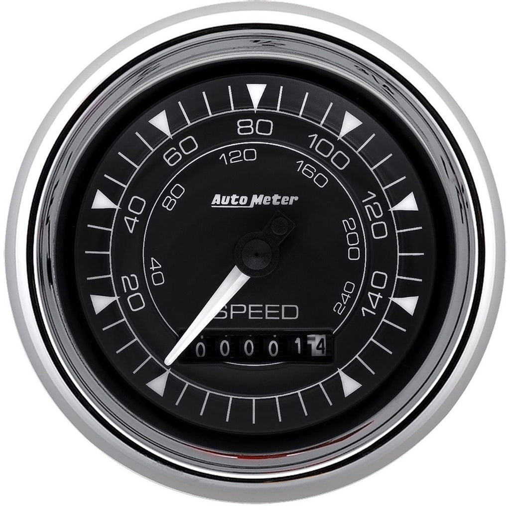 AUTOMETER 9788 - 3-3/8 Speedo Chrono Chrome 160 MPH image