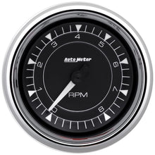 Load image into Gallery viewer, AUTOMETER 9797 - 3-3/8 Tach Chrono Chrome 8K RPM In-Dash image