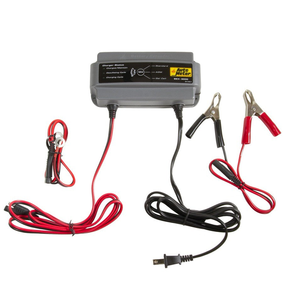 AUTOMETER BEX-3000 - Battery Charger 12-Volt 3.0 Amps image