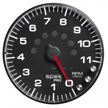 AUTOMETER P239328 - Spek-Pro 5in Tach w/ Shift Light & Peak Mem. image