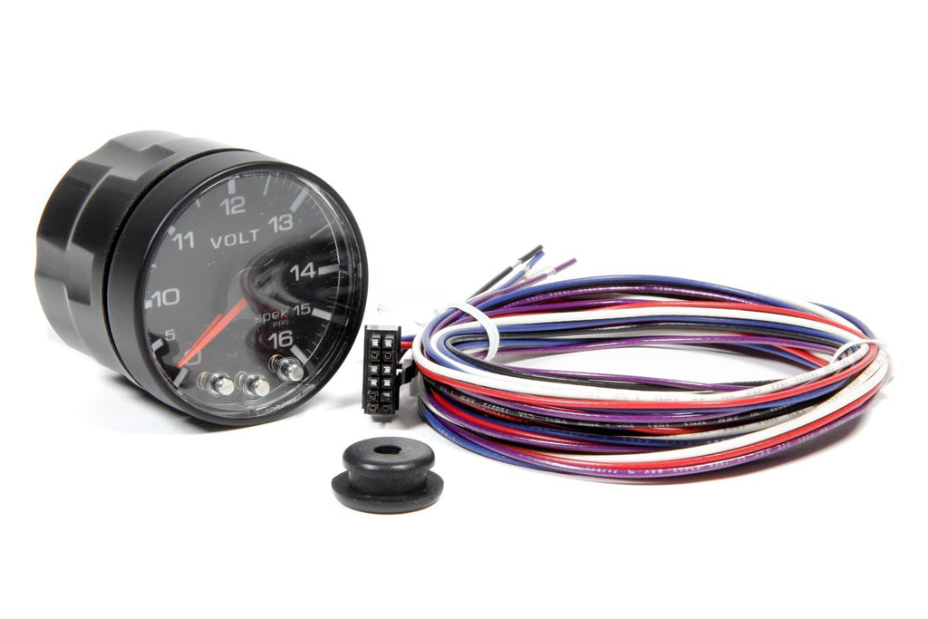 AUTOMETER P344328 - Spek-Pro 2-1/6 Gauge Voltmeter w/Peak Mem. image