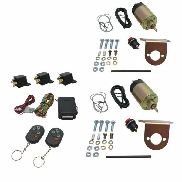 AUTO-LOC AUTSVPRO3 - 2 Door Remote Shaved Handle Kit 35lb Solen. image