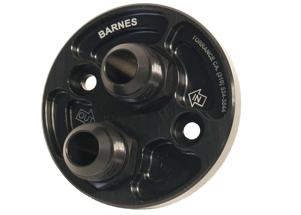 BARNES 8932-12 - Oil Filter Block Off Plate -12 Fitting image